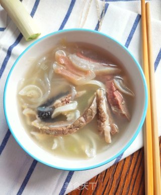要不是羊肉贵，这塞羊杂汤没机会！的做法步骤：4