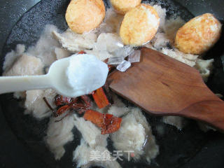 炸蛋烧烤麸的做法步骤：10