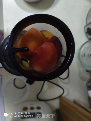 桃汁的做法步骤：3