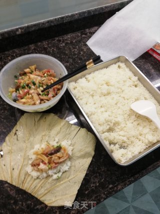荷香糯米鸡的做法步骤：3