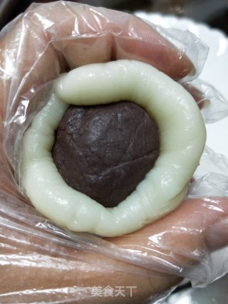 冰皮豆沙月饼的做法步骤：14