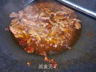 鱼腥草爆牛肉的做法步骤：4