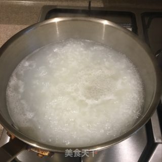 鸡丝青菜粥套餐的做法步骤：1