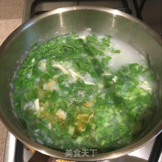 鸡丝青菜粥套餐的做法步骤：3