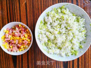 西兰花饭团的做法步骤：6