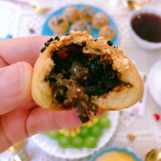 梅干菜小饼的做法步骤：21