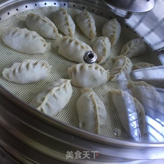 西葫芦鸡蛋蒸饺的做法步骤：9