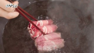金黄酸汤肥牛的做法步骤：12
