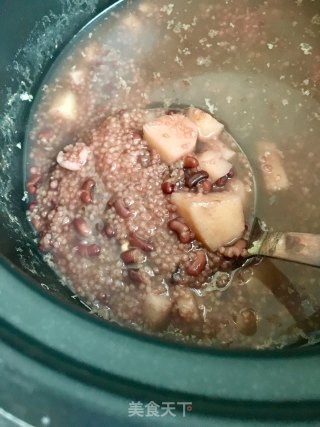 健脾山药小豆小米粥的做法步骤：8