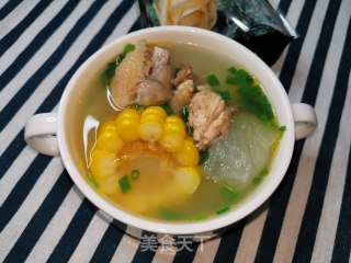 冬瓜玉米鸡汤的做法步骤：8