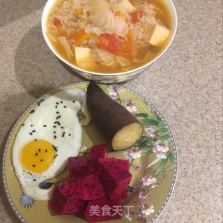 蔬菜米面汤套餐的做法步骤：8