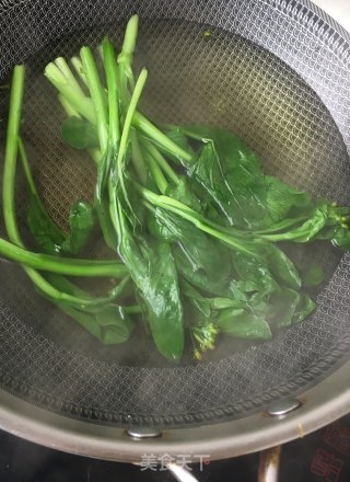 白灼菜心的做法步骤：6