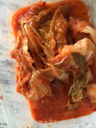 花肉炒韩式辣白菜的做法步骤：3