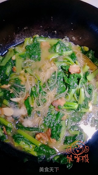小白菜炖粉条的做法步骤：13