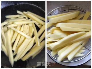 豆妈带你做让宝贝停不下来的炸薯条的做法步骤：2