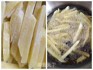 豆妈带你做让宝贝停不下来的炸薯条的做法步骤：4
