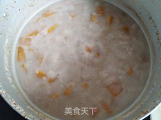 南瓜花生粥的做法步骤：6