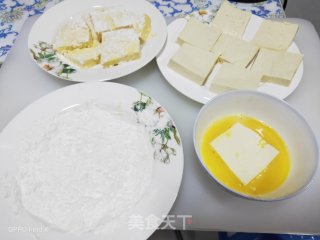 煎豆腐的做法步骤：5