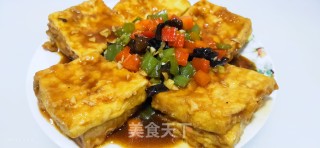 煎豆腐的做法步骤：12