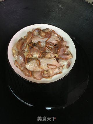 虫草花蒸鸡的做法步骤：8