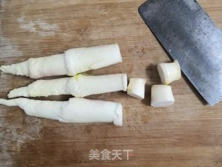 糖醋茭白豆仔的做法步骤：3