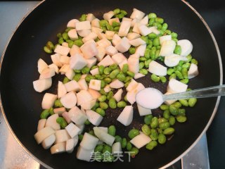 糖醋茭白豆仔的做法步骤：10