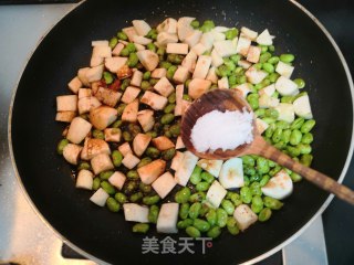 糖醋茭白豆仔的做法步骤：13