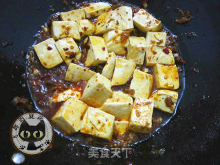 香辣菜焖豆腐的做法步骤：5