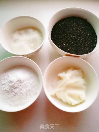 自制黑芝麻馅的做法步骤：2