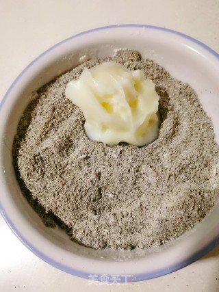 自制黑芝麻馅的做法步骤：7
