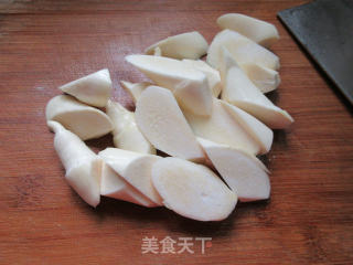 茭白烧兰花豆腐干的做法步骤：3