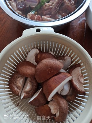 豆豉蒸香菇排骨的做法步骤：3