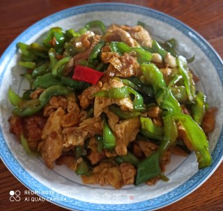 青椒炒蛋的做法步骤：8
