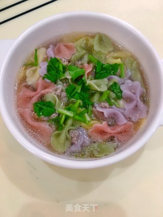 蝴蝶蔬菜面汤的做法步骤：9