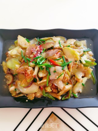 炝炒秋茄子的做法步骤：9