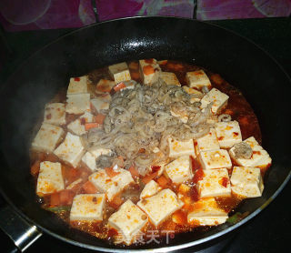 干贝边炖豆腐的做法步骤：7
