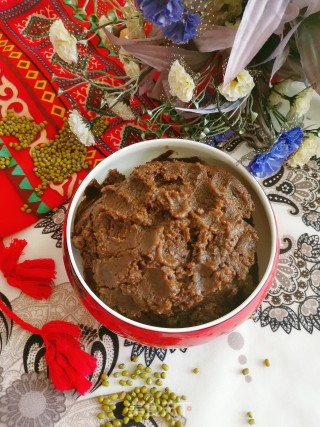 自制绿豆馅的做法步骤：7