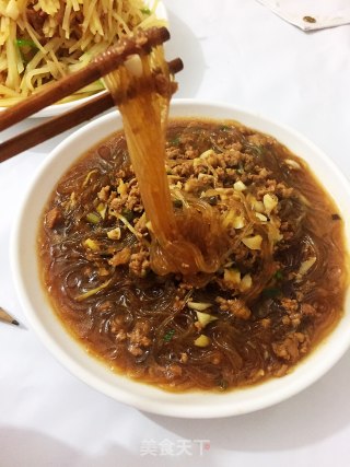 肉末粉条的做法步骤：11