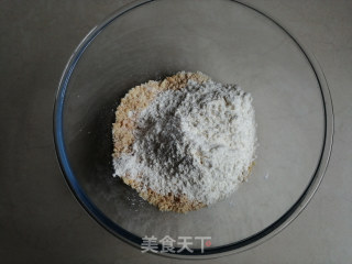 植物油版花生酥饼的做法步骤：3