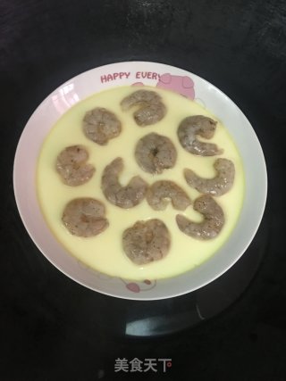 虾仁蒸水蛋的做法步骤：6
