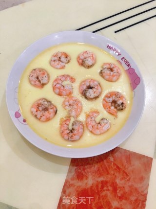 虾仁蒸水蛋的做法步骤：7