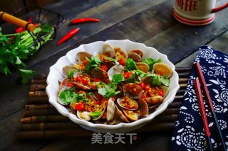 香辣花蛤拌金针菇的做法步骤：11