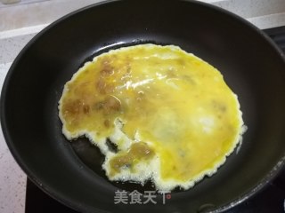 韭黄冬菜炒鸡蛋的做法步骤：3