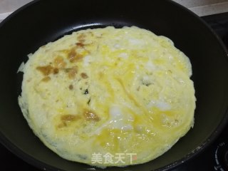 韭黄冬菜炒鸡蛋的做法步骤：4