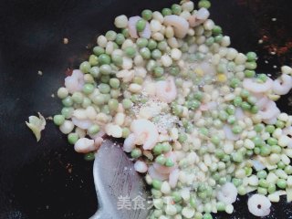 时蔬炒虾仁儿的做法步骤：9
