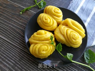 南瓜花卷的做法步骤：10
