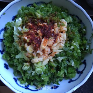 香菜末拌青椒的做法步骤：5