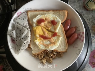 营养早餐的做法步骤：2