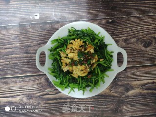 茼蒿鸡蛋的做法步骤：6