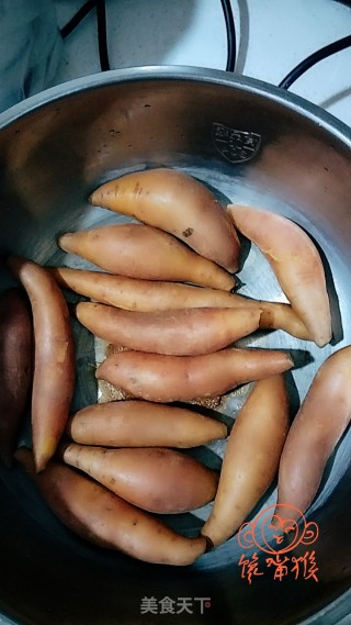 熘红薯的做法步骤：4
